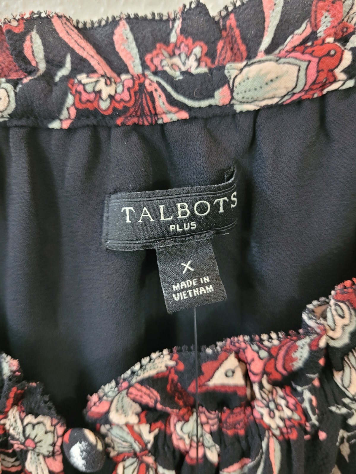 New TALBOTS X Bracelet Sleeve Autumn Garden Midi Dress Women