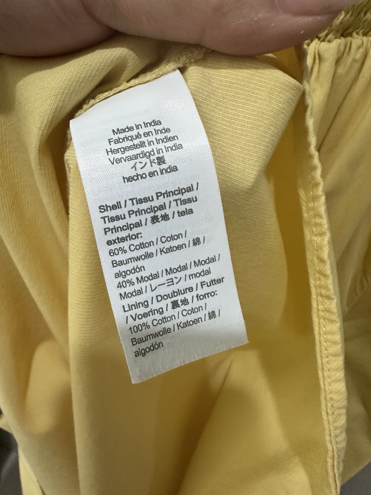 Madewell Cottagecore Summertime Yellow Cotton Modal Cami Midi Dress Size Small