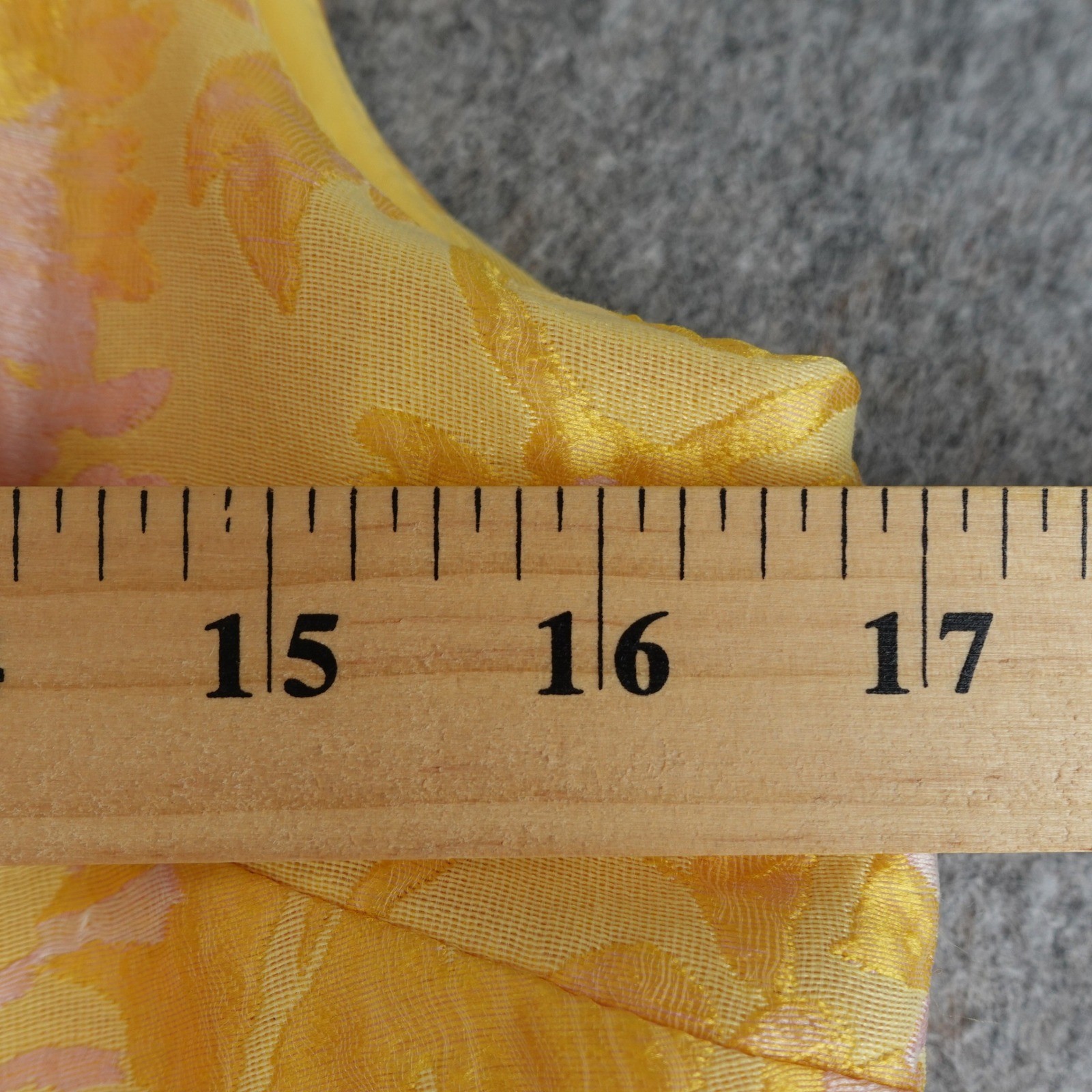 Badgley Mischka 60s Retro Floral Brocade Sheath Dress 4 Yellow Pink Cocktail Mod