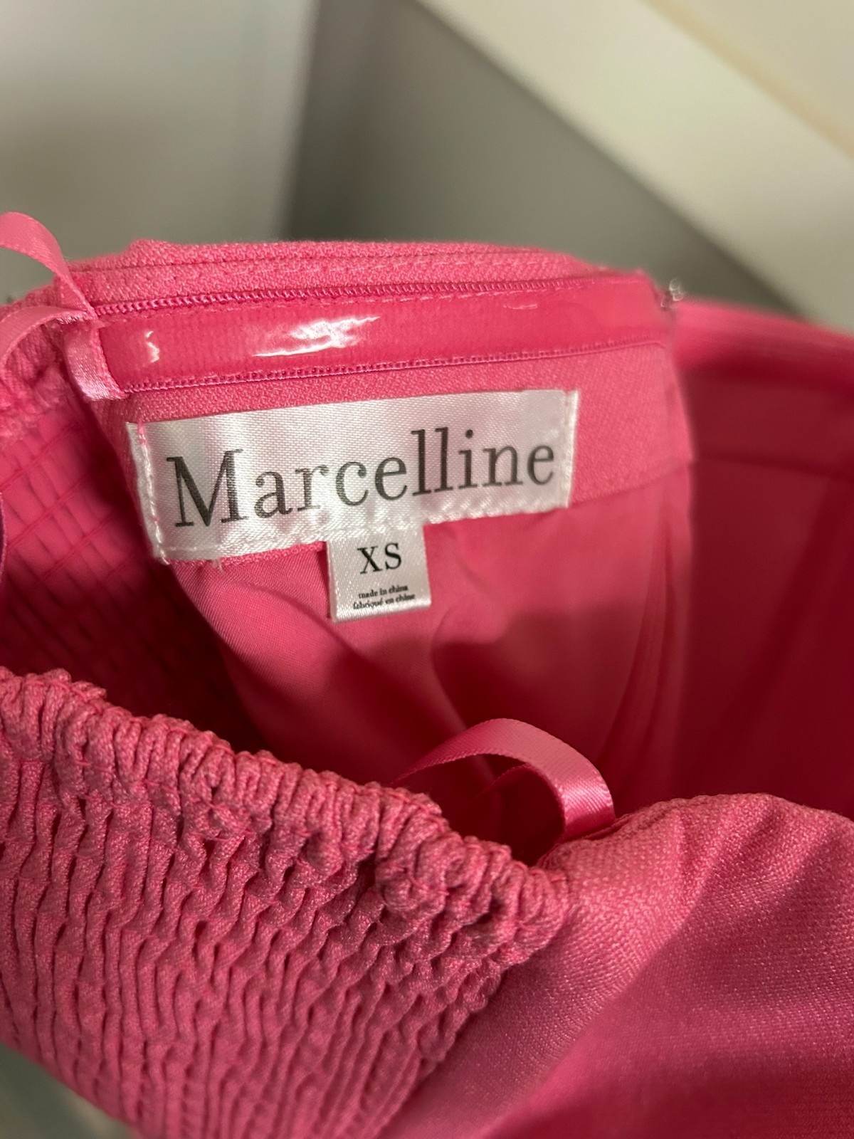 Marcelline Morgana Strapless Top & Mini Skirt, Bubble Gum Pink, Size: XS