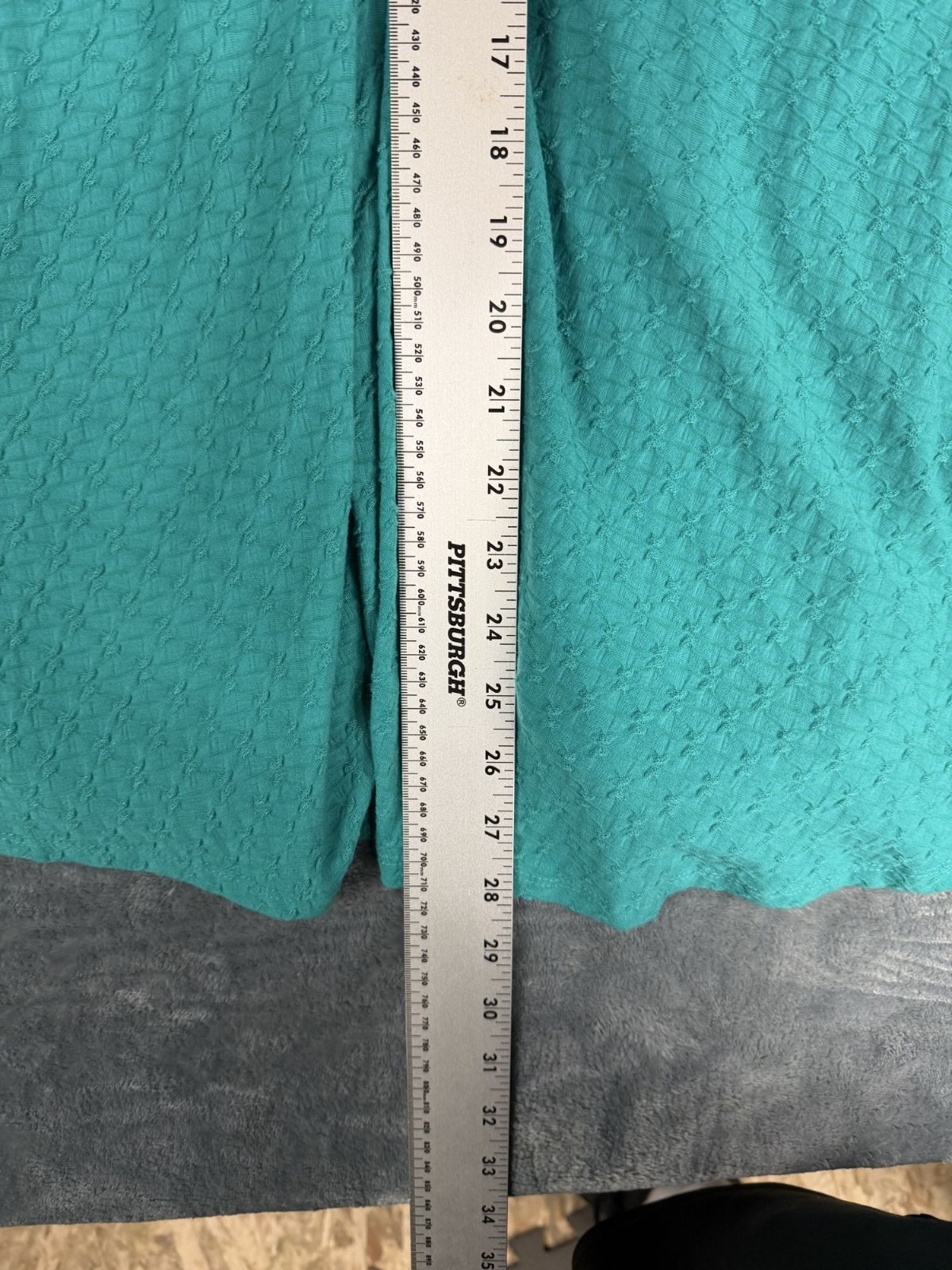 Mossimo Womens Teal Textured Sleeveless A-Line Dress M NWT