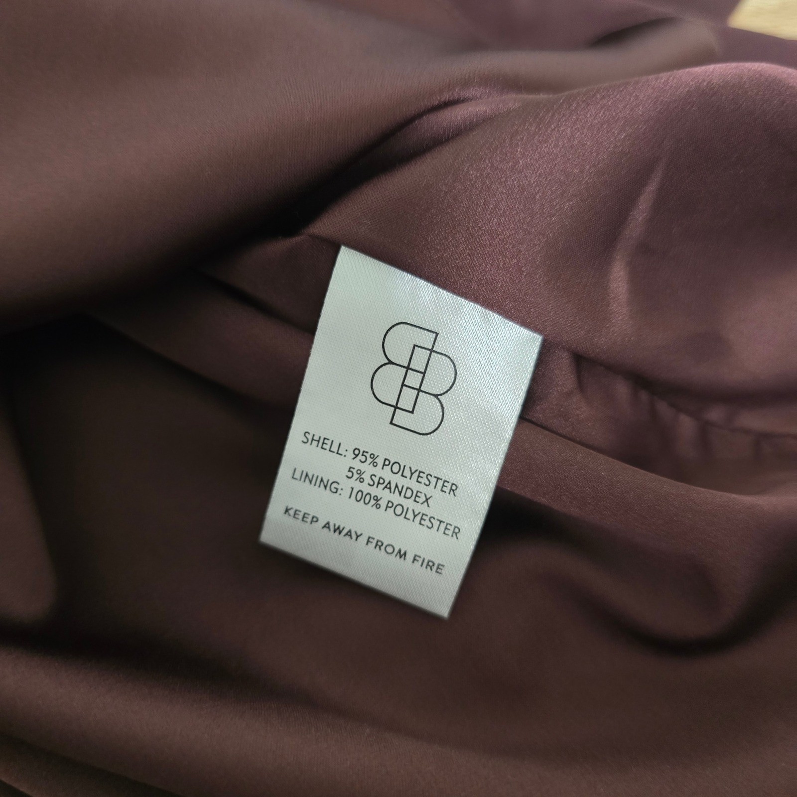 NWT Baltic Born Celia One Shoulder Midi Dress Clove Brown Wrap Tie Size Medium