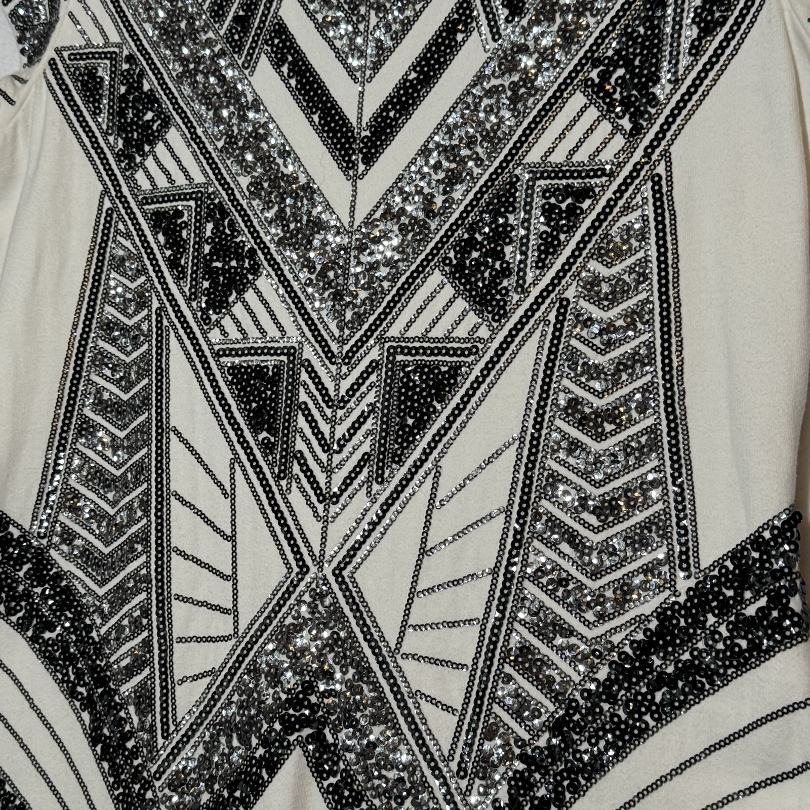 ✨Express Sequin Cap Sleeve Mini Dress Sz. L Slimming Lined quinceañera Wedding