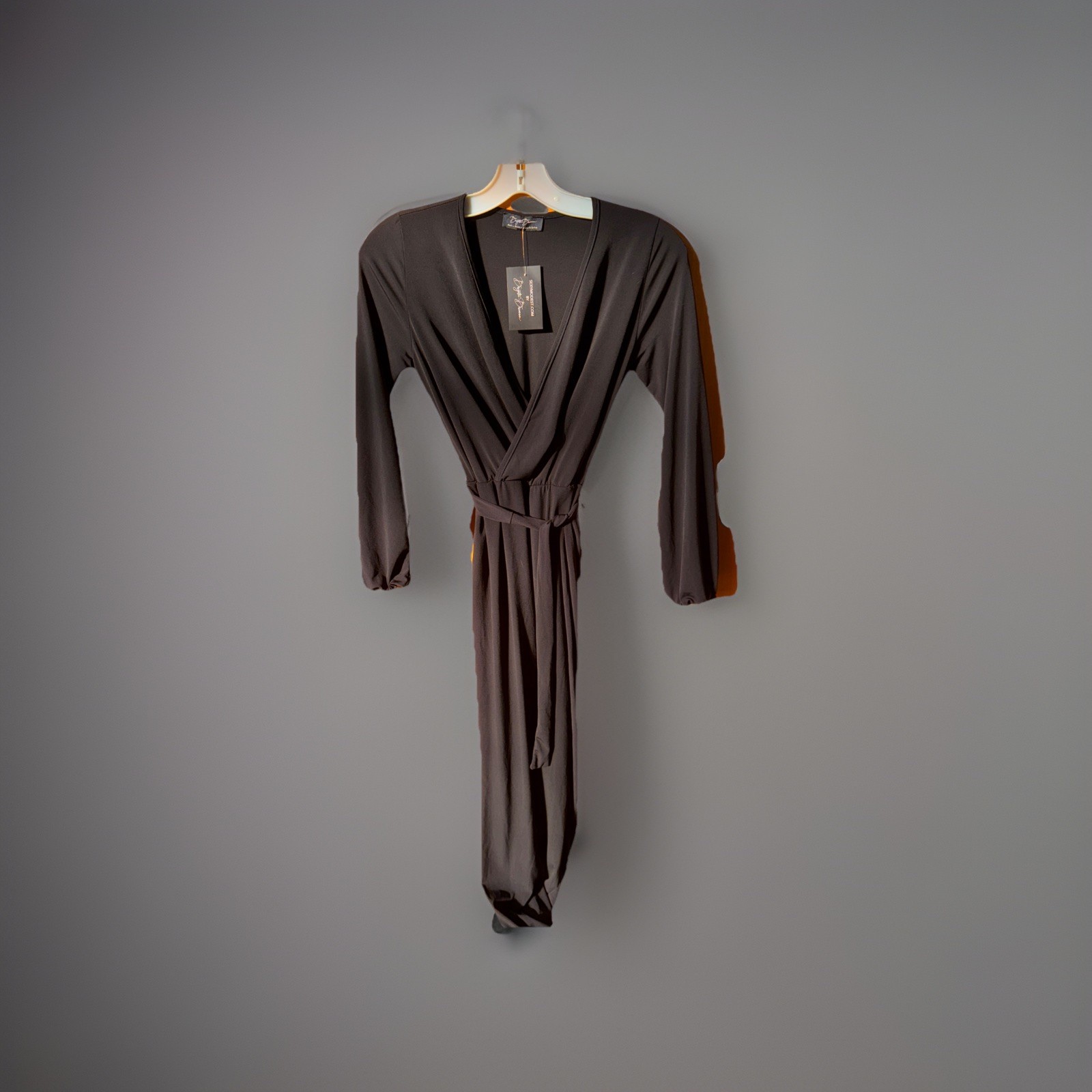 NWT Black Brigitte Brianna Bora Bora Jumper – Long Sleeve Blouse With Pants Med