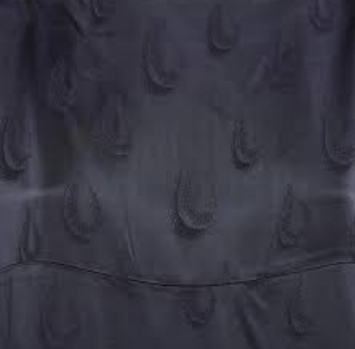Vtg KENZO Paris Sheath Mini Dress Silky Viscose Navy Peacock Teardrops SZ 38 M