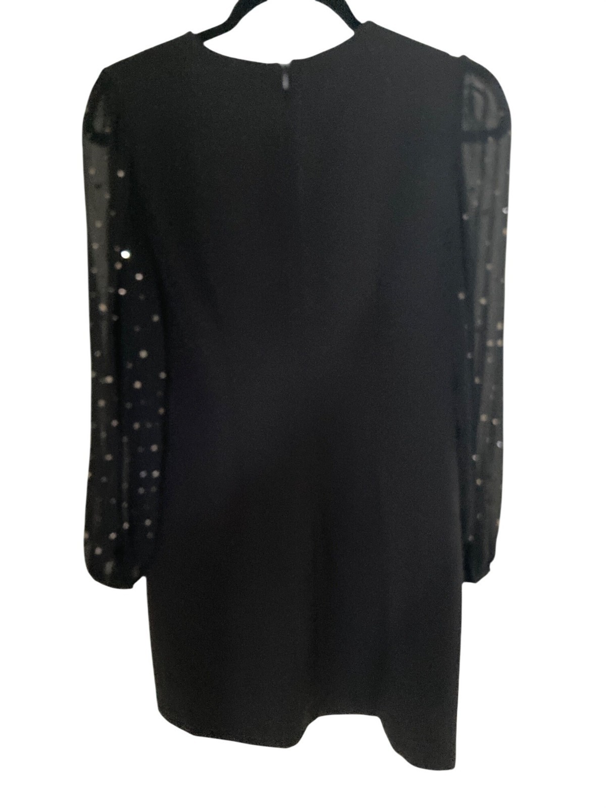 Tommy Hilfiger Women’s Rhinestone-Sleeve Shift Dress Black Varies NWT
