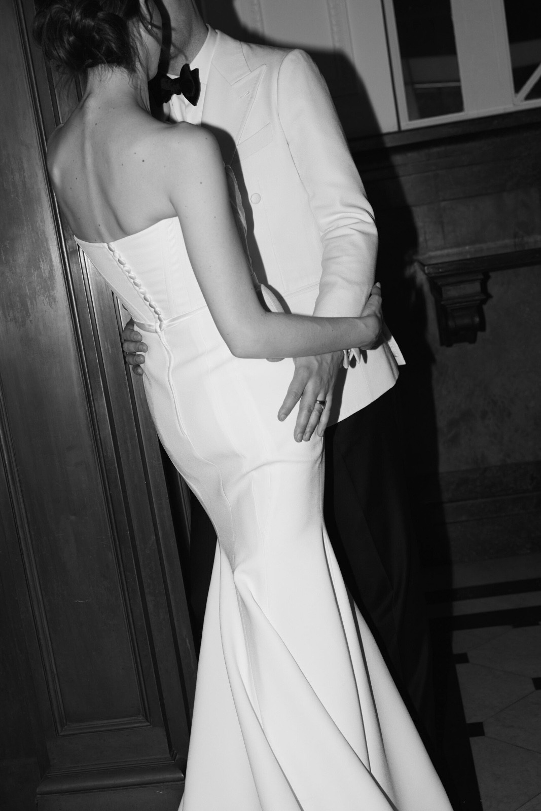 Alex Perry Elyse White Strapless Corset Draped Wedding Gown Dress 8 US 4 $6500