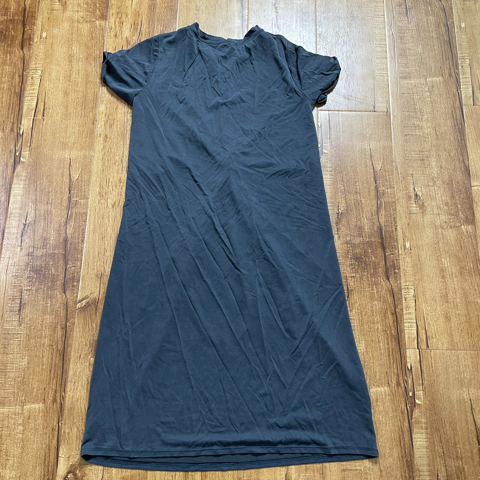 Mod Ref Gray Open Front Sides Midi Dress Medium? See Measurements Please