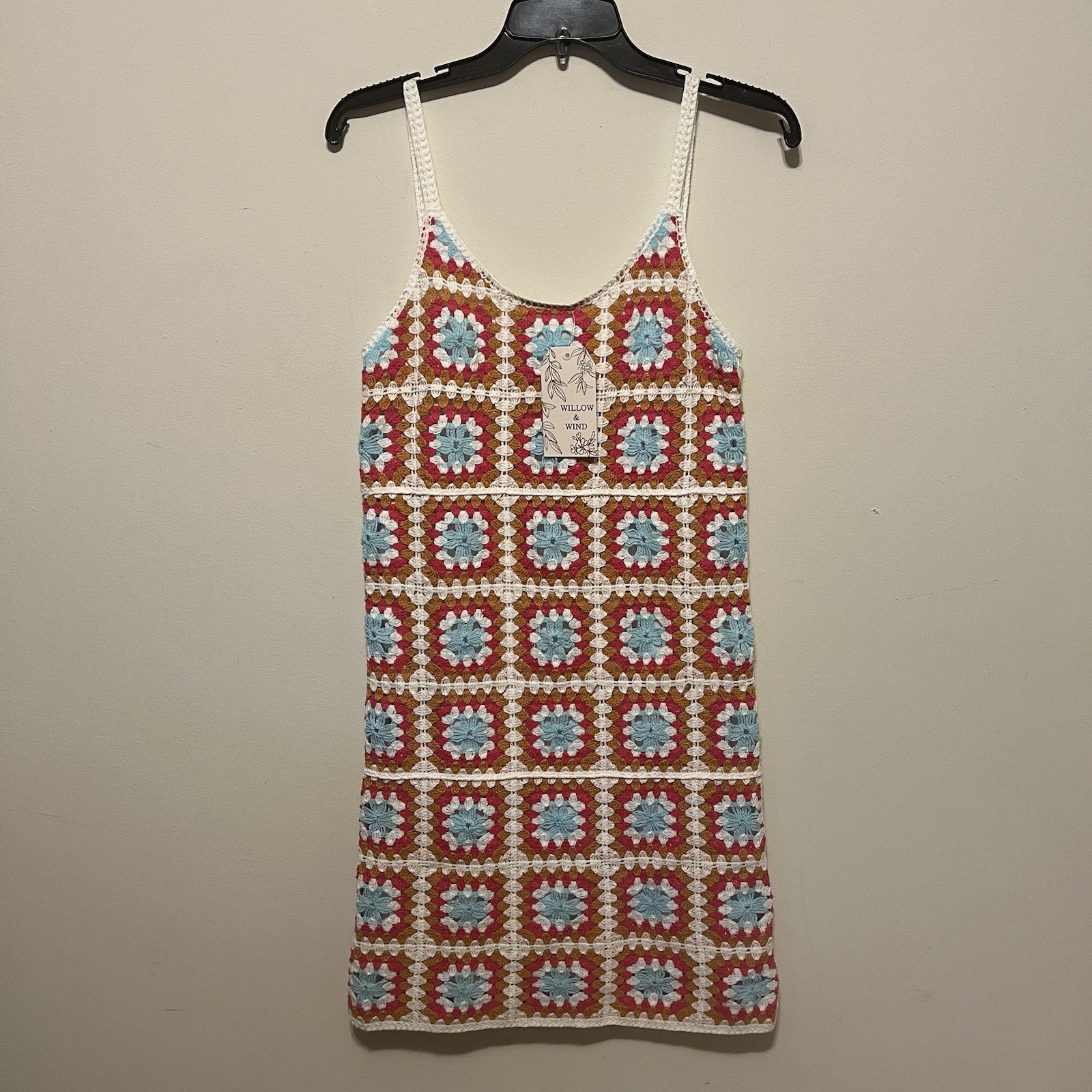 Willow and Wind Crochet Sundress Multi Color Cotton Blend Women’s Size XS – NWT