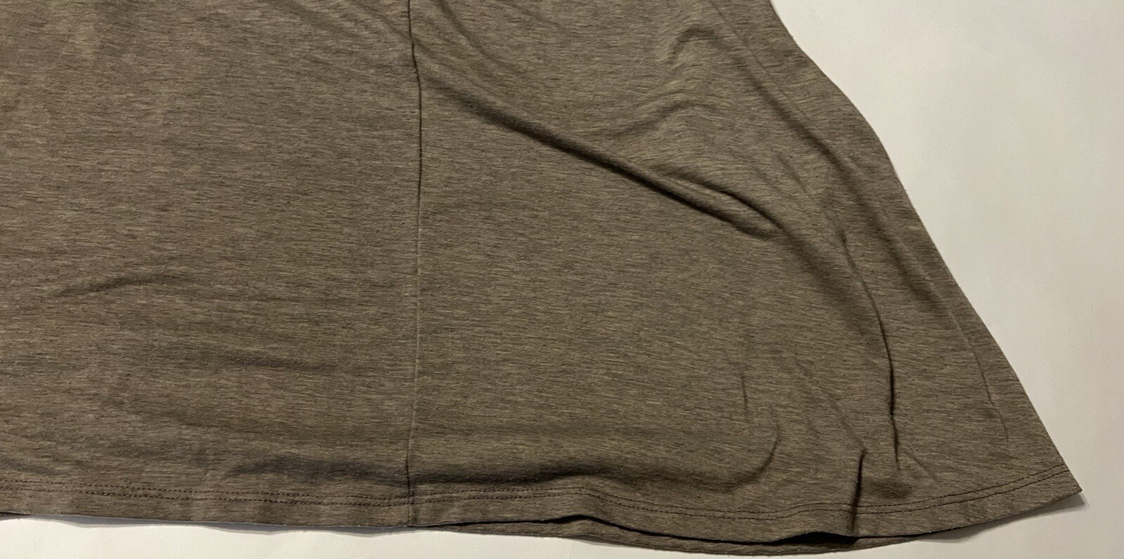 Lime & Chili Women’s Medium Long Sleeve Round Neck Heathered Tan Dress