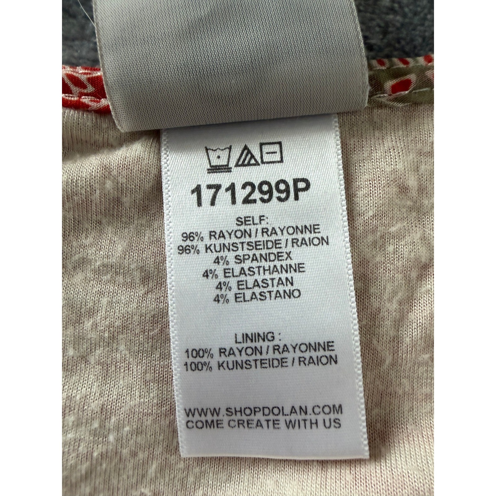 Dolan Left Coast Collection Red White Striped Front Tie V-Neck Dress Petite M