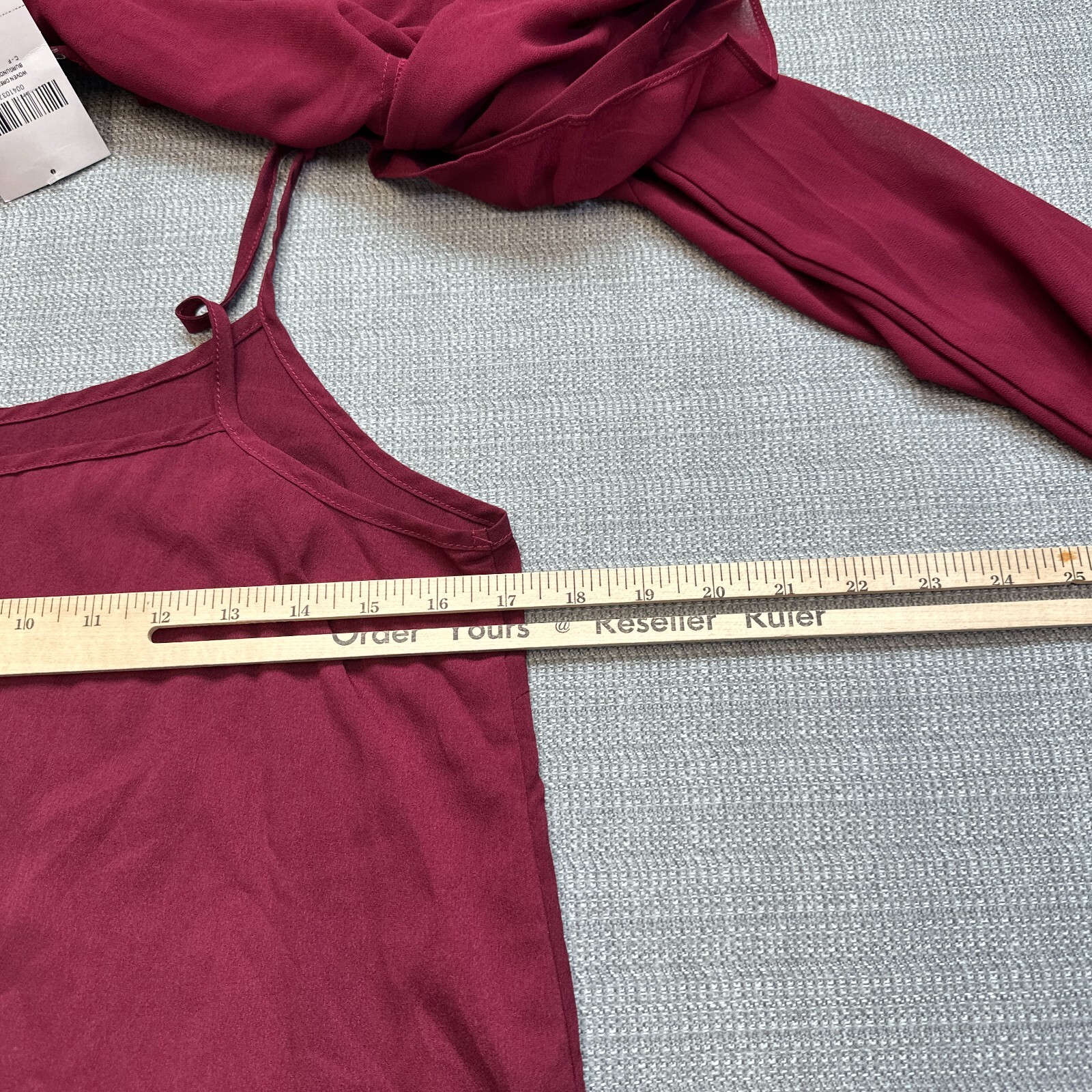 Forever 21 Burgundy Slip Dress with Sheer Jacket Small Ruffles Romantic Whimsy