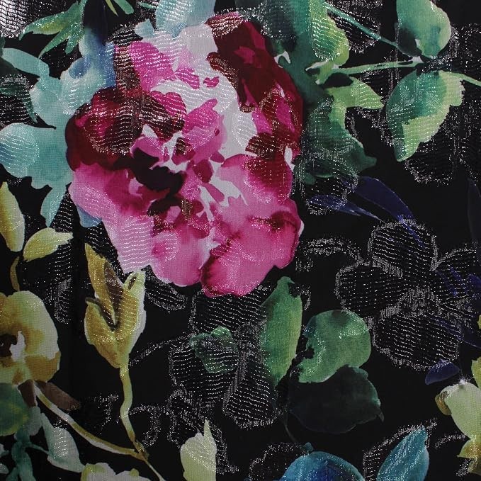 SLNY Elegant Dark Floral Evening Gown Size 22