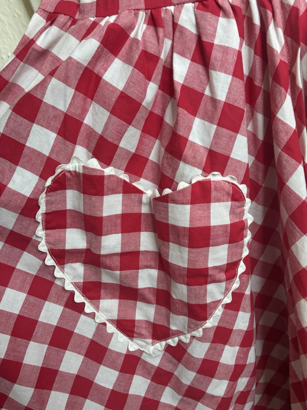 Bernie Dexter Gingham Check Retro Style Dress Made In USA Women’s Medium