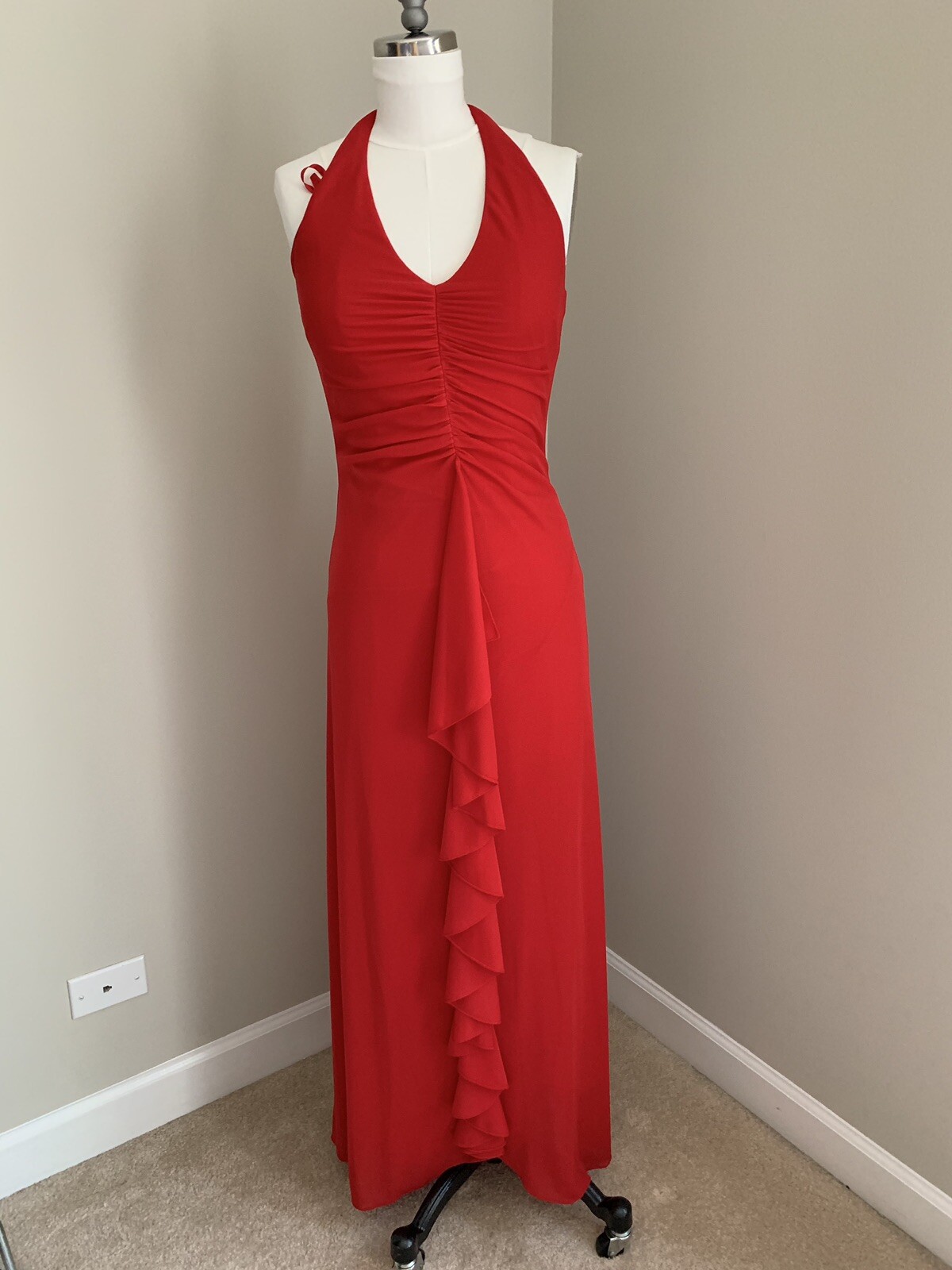 CLIQUE Evening Prom Wedding DRESS Red Size 2 Women NWT Holiday Dress