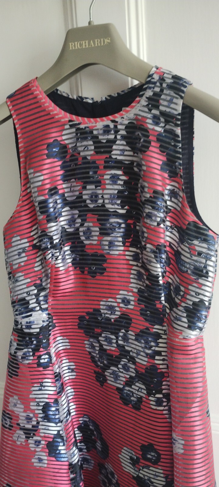 LK Bennett Occa dress pink Jellybean UK6 US2 races summer wedding guest