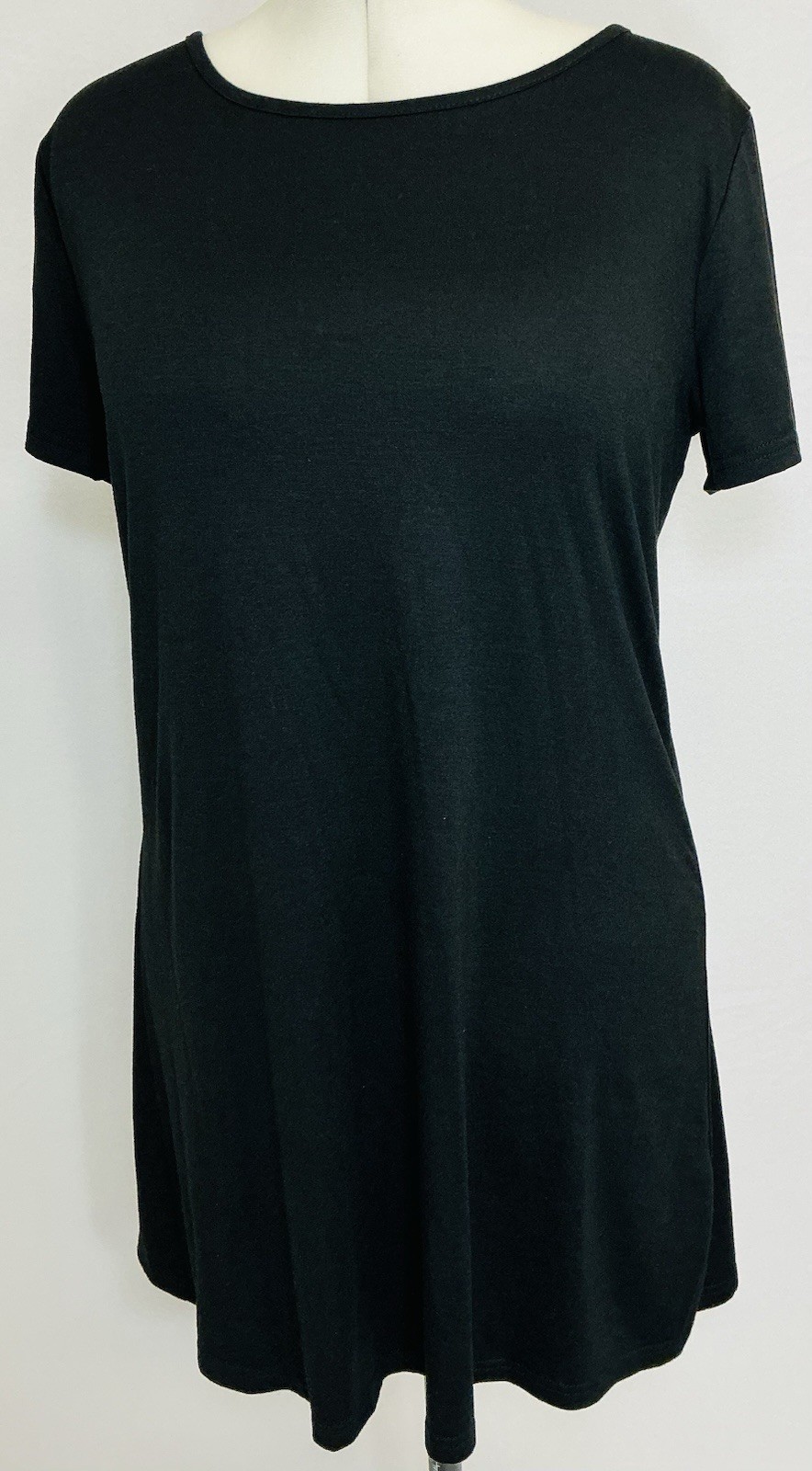 Feager casual black T-shirt dress size large