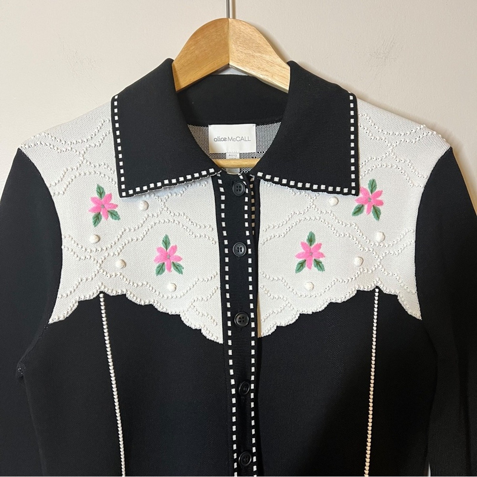 RARE Alice McCall Come Over Jacket Dress Floral Lace Size 8