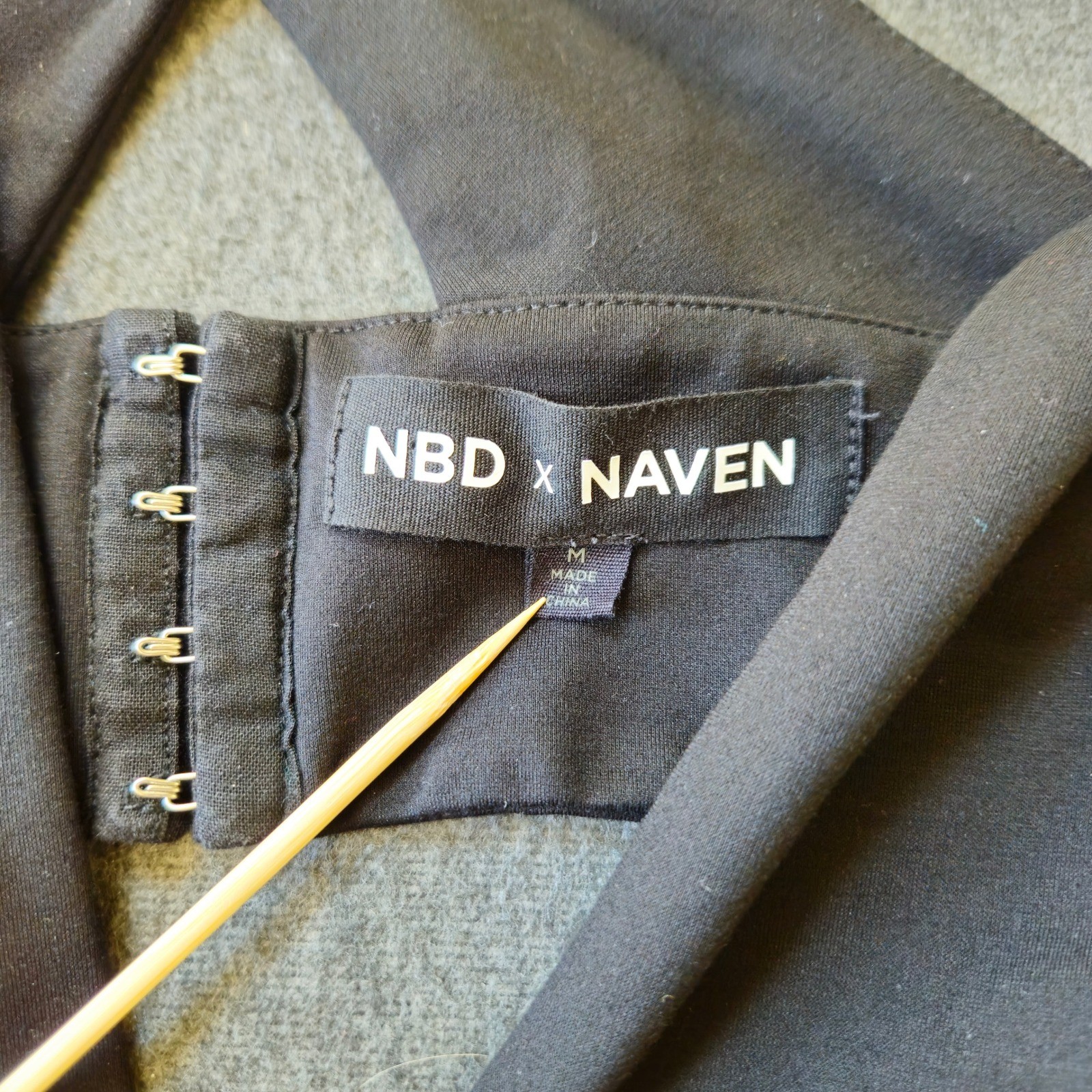Revolve NBD x NAVEN Cutout Mini Dress Fit & Flare Size Medium LBD Cocktail Date