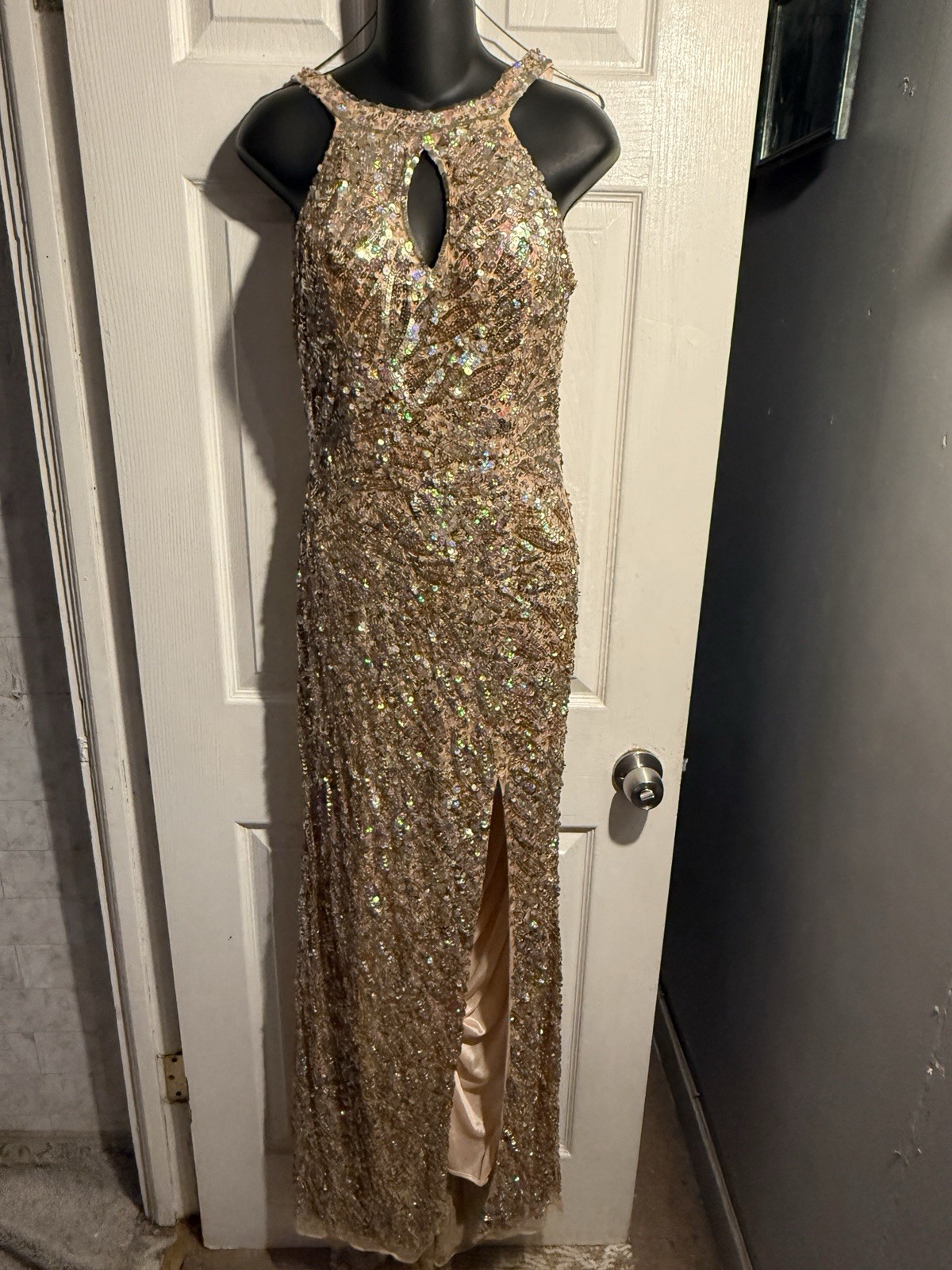 Sequin Cassandra Stone Evening Gown! Prom