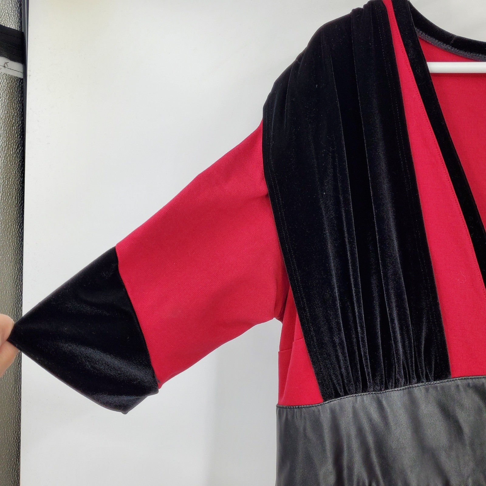 Elhoffer Design Red Black Velvet Galactic Decoy Star Wars Dress Plus 2X SDCC
