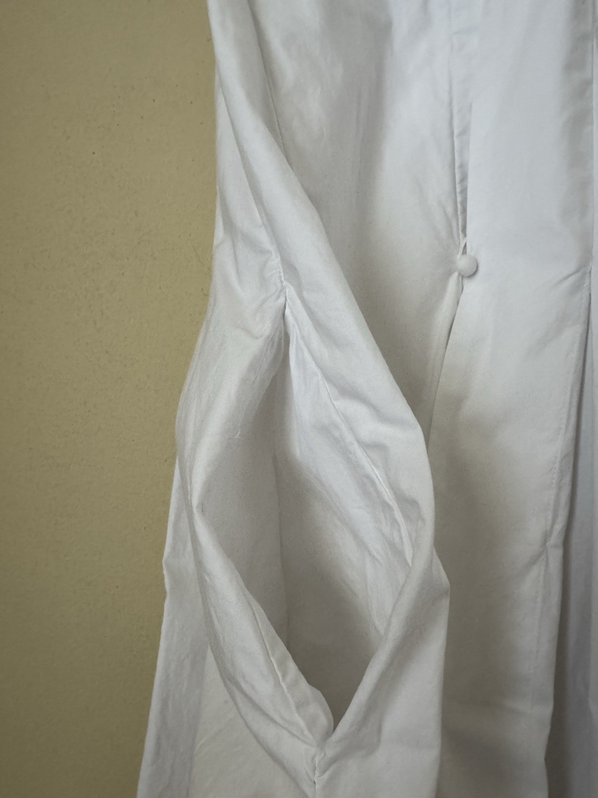 Daniela Gregis Sleeveless Dress Cotton White One Size G2U