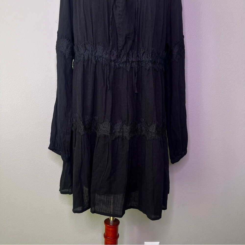 NWT Red Camel Black Heirloom Romance Peasant Dress / SZ 1X