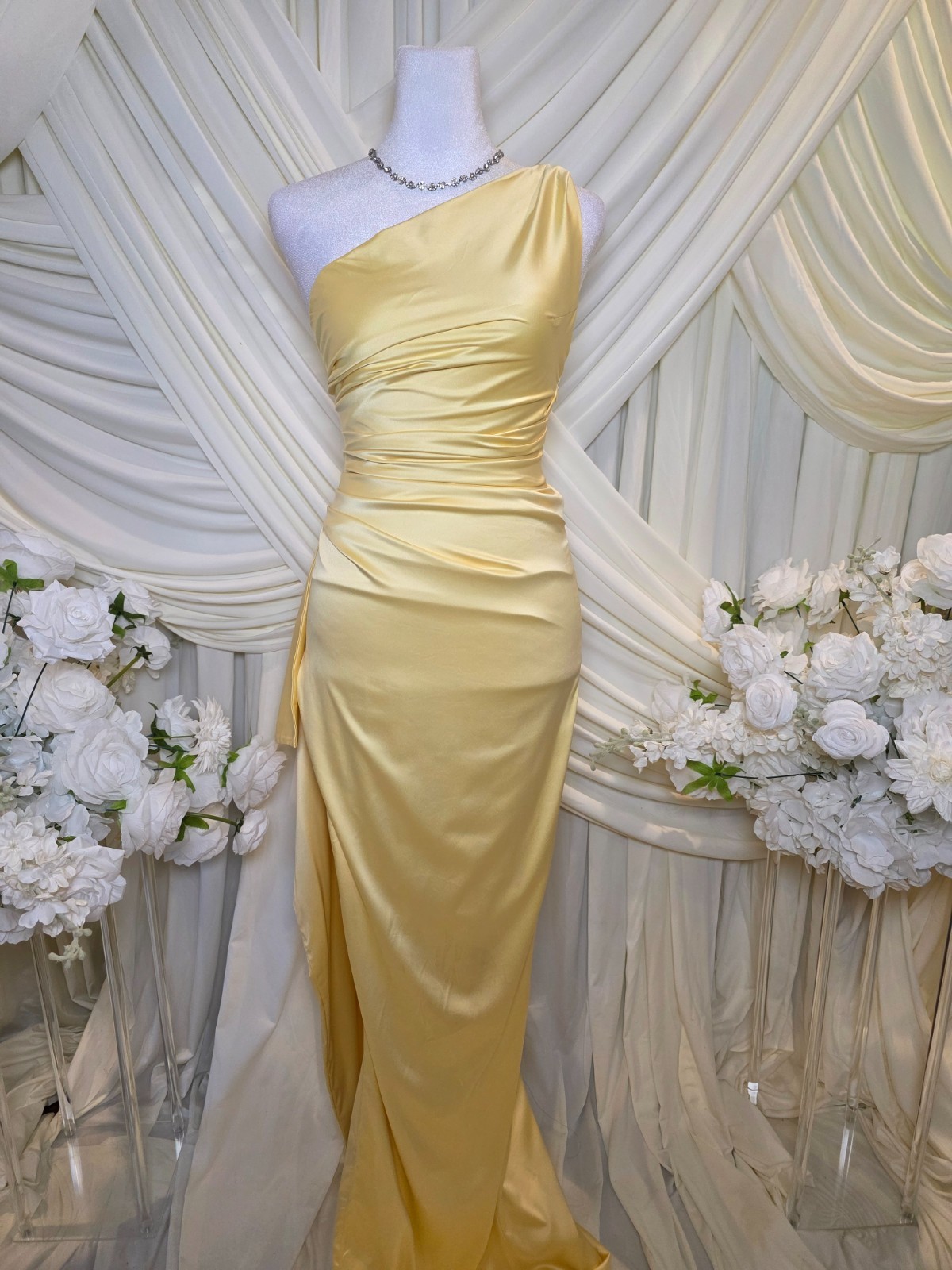 dress babyboo Vestido largo Ariel – Limón NWT $130