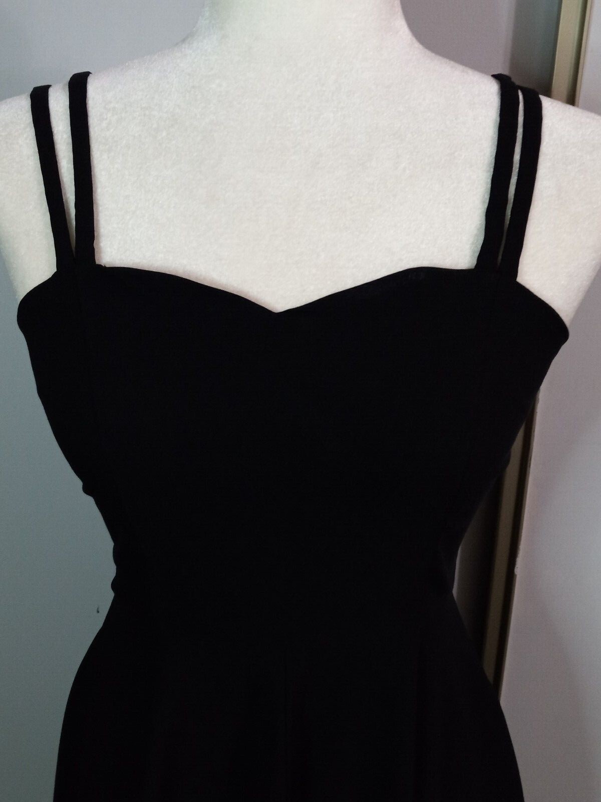 Gown Town Small Black Fit n Flare Dance Occasion Retro School Dress