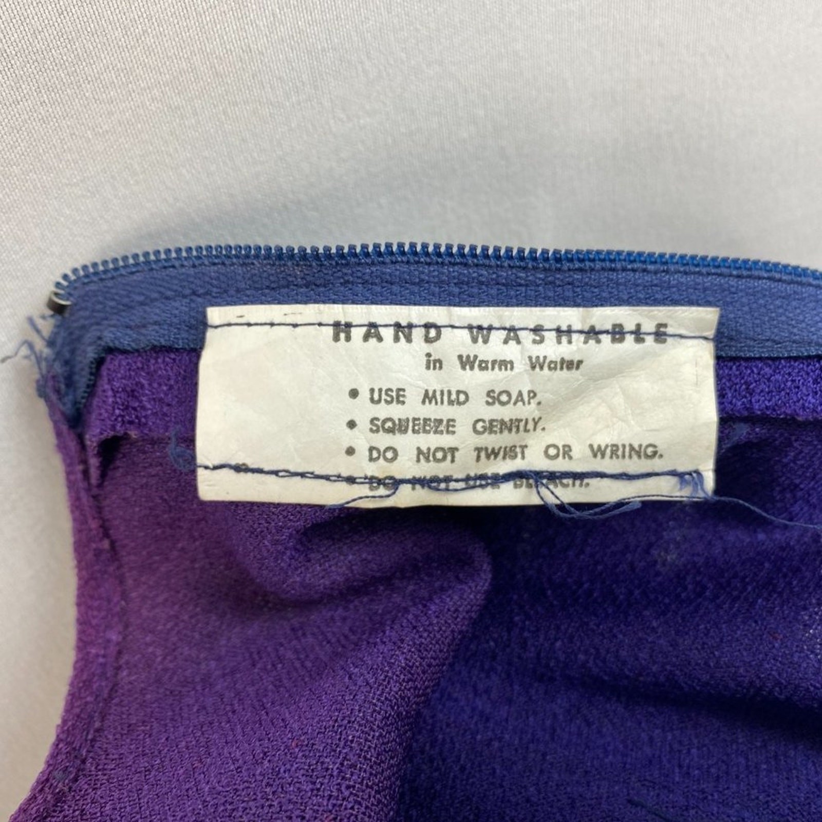 Vintage Terry Cloth Cap Sleeve Tie Maxi Dress Gradient Purple Pink sz 4