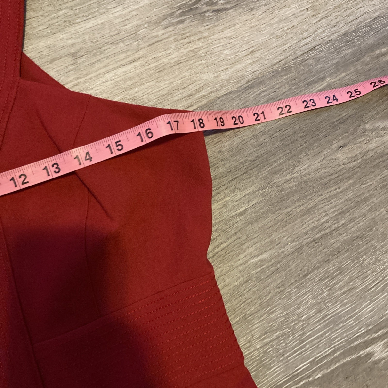 ***NWT***EVA MENDES FOR NEW YORK & COMPANY “MARISOL” MIDI RED DRESS SIZE 10