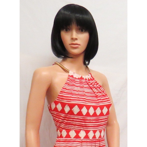 JESSICA HOWARD Coral Pink Red Chain Neck Halter Dress 10 New