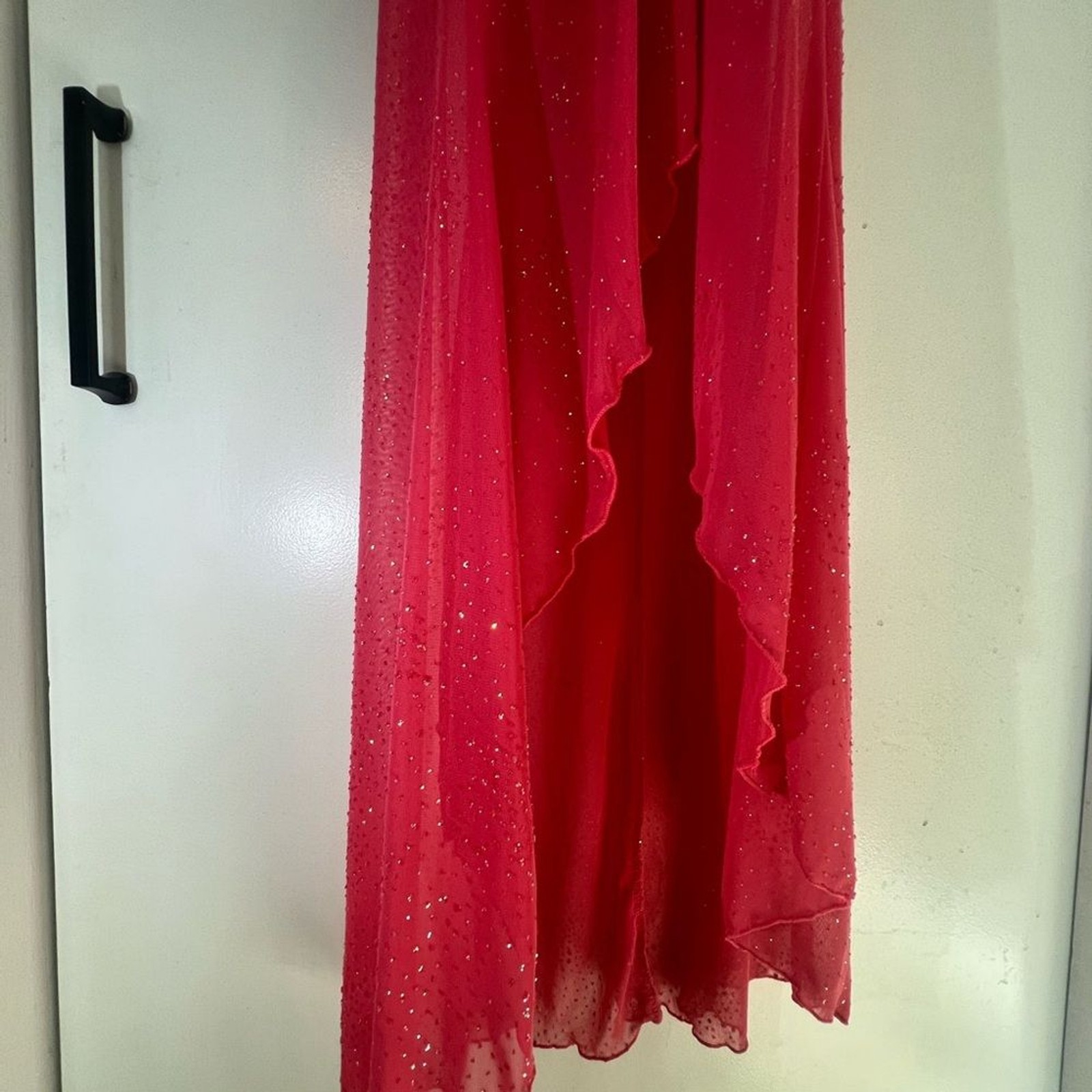 Candy Rocket Pink Sparkle High-Low Dress Size Small