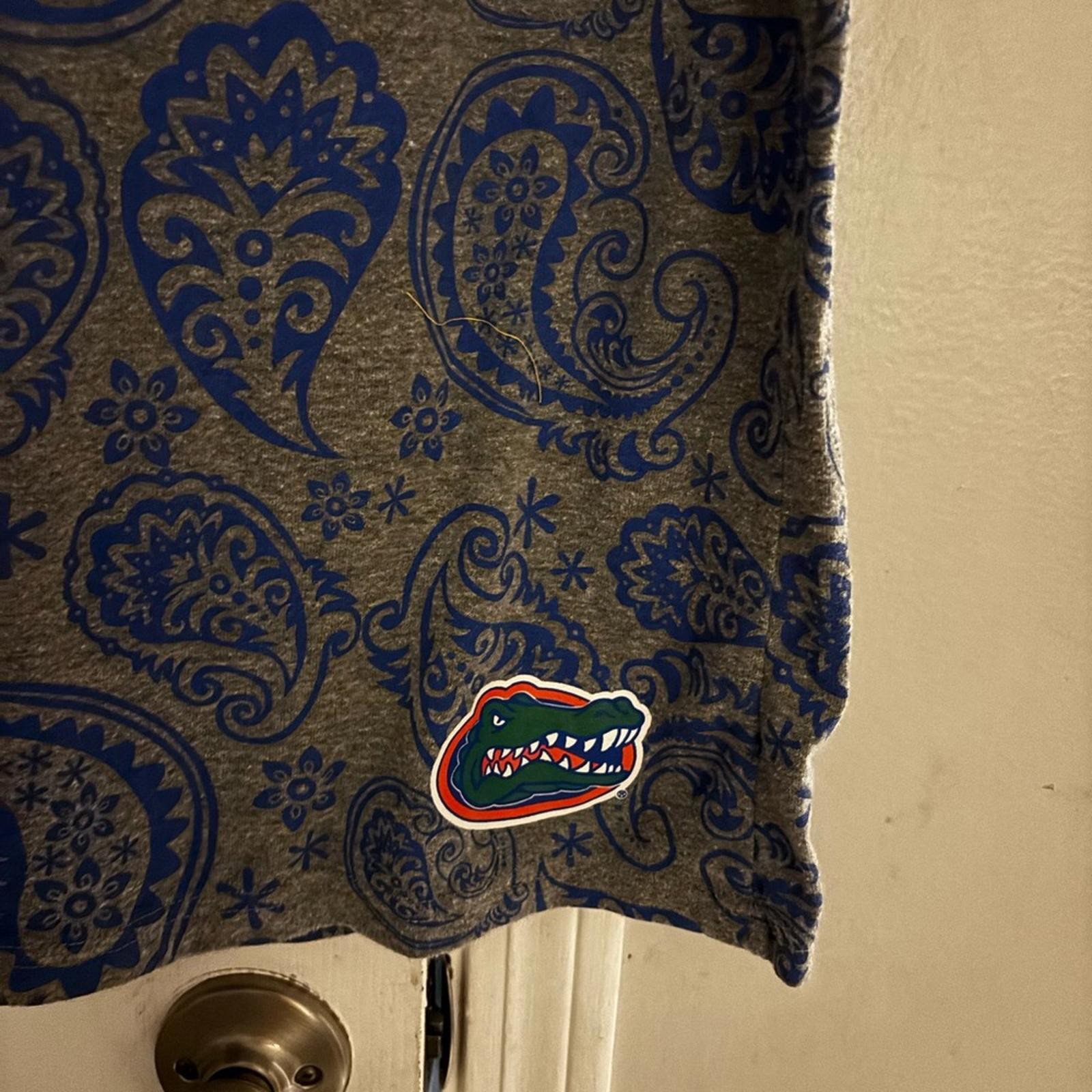 NCAA Florida Gators Paisley Print Slip Dress Large