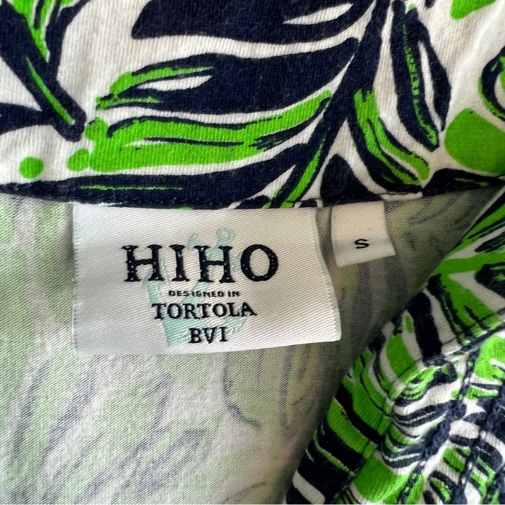 HIHO Palm Leaf Cap Sleeve Dress 🌴 Island Babe Vibes Size Small