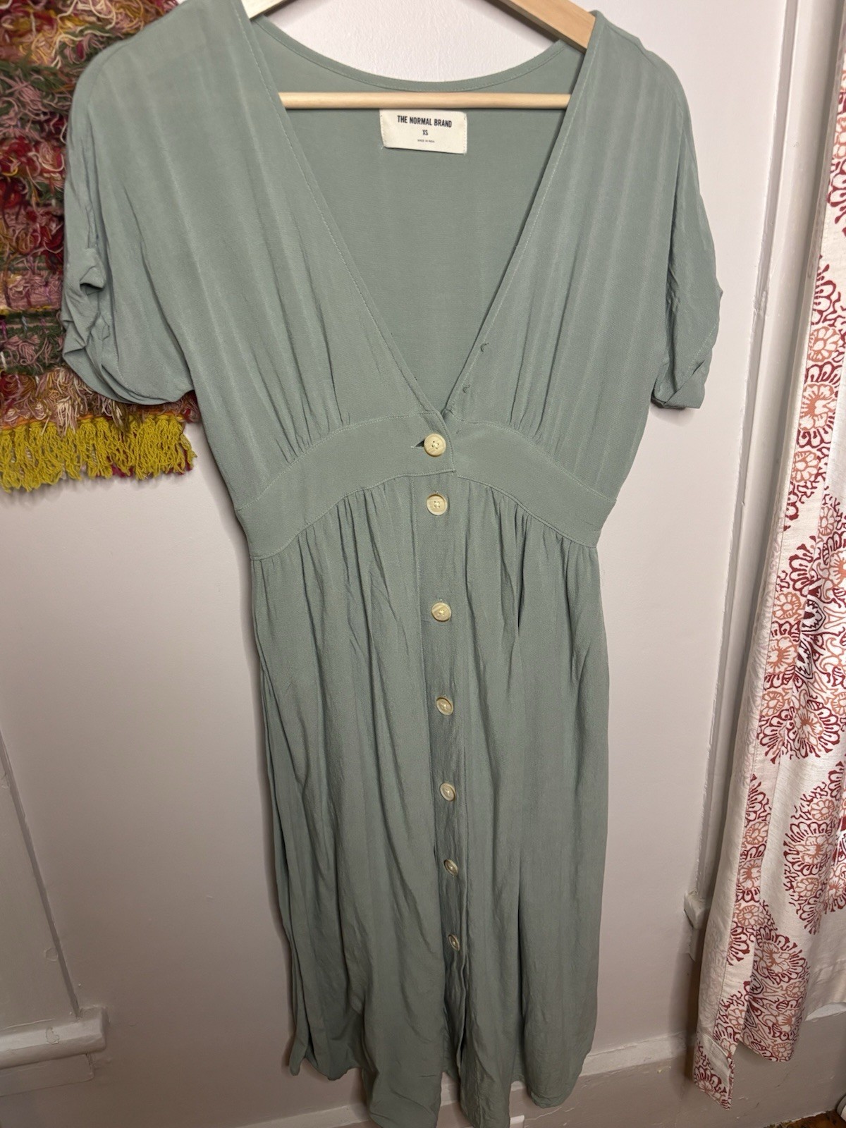 The Normal Brand Women’s Button Through Midi Dress