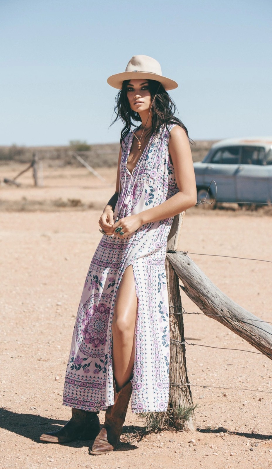 🦋Spell And The Gypsy L Pandora Split Maxi Dress EXC