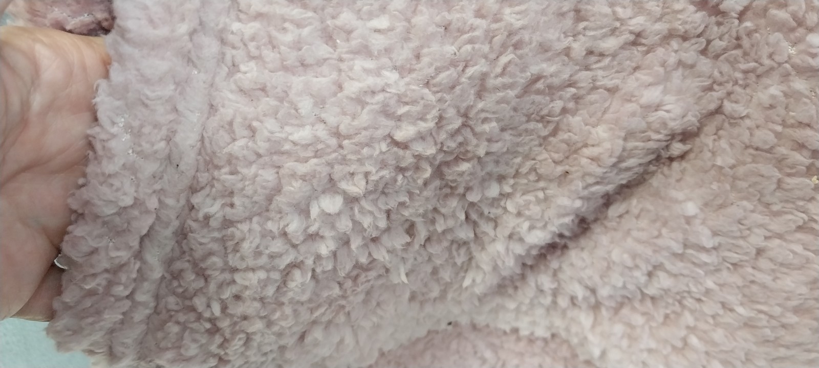 AVALANCHE SHEARLING HOODED SWEATER DRESS SZ LG BERRY COMBO