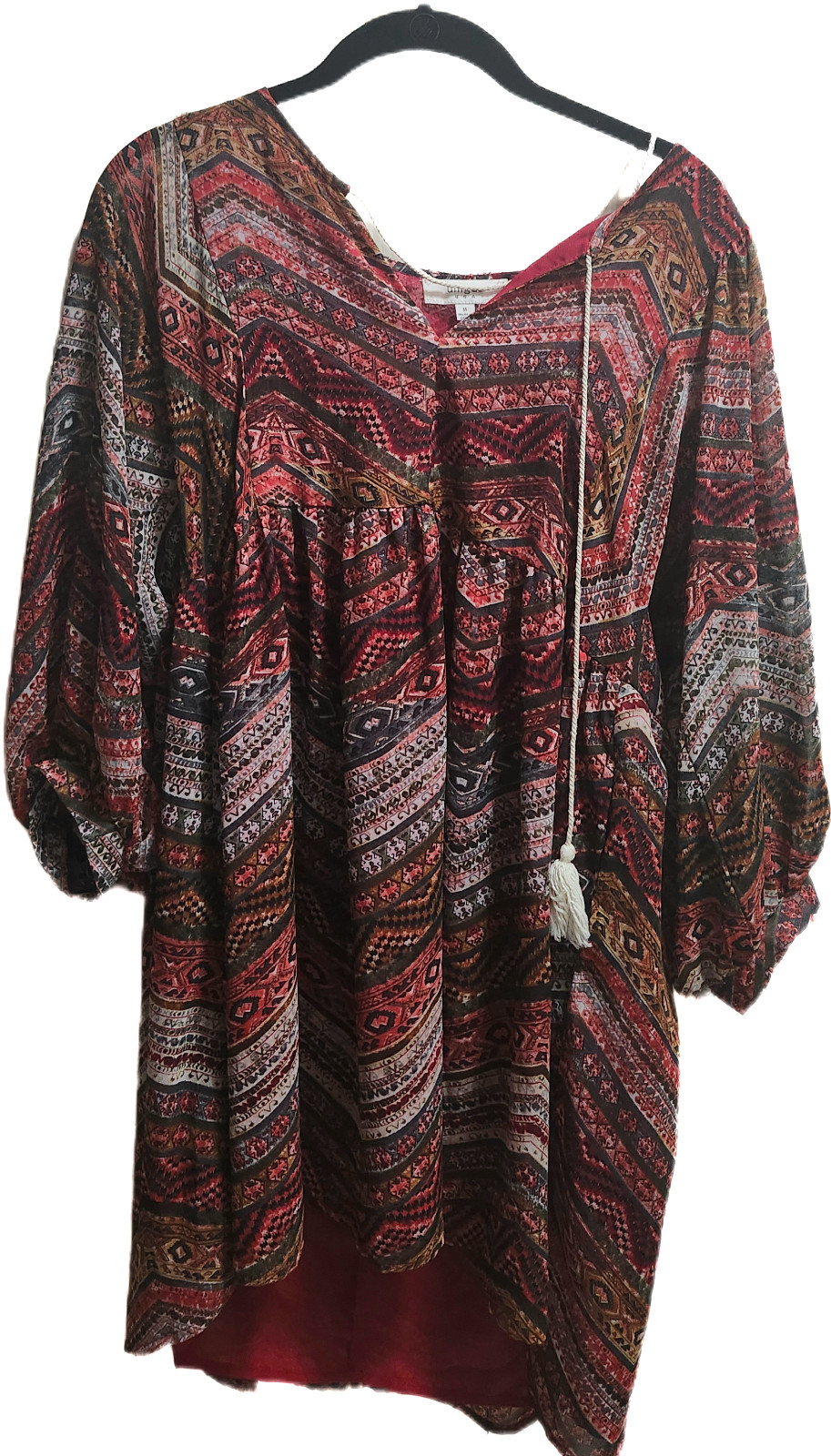 Umgee U.S.A. Women’s Orange and Black Dress
