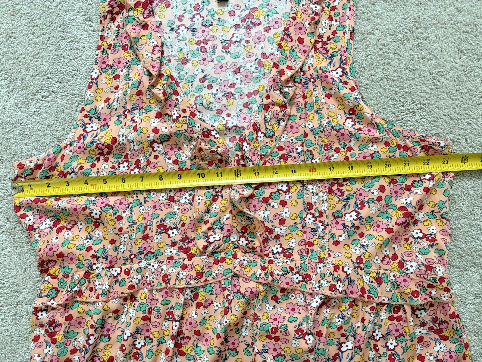 Suzanne Betro Summer Ditsy Floral Cottagecore Dress Women’s 1X