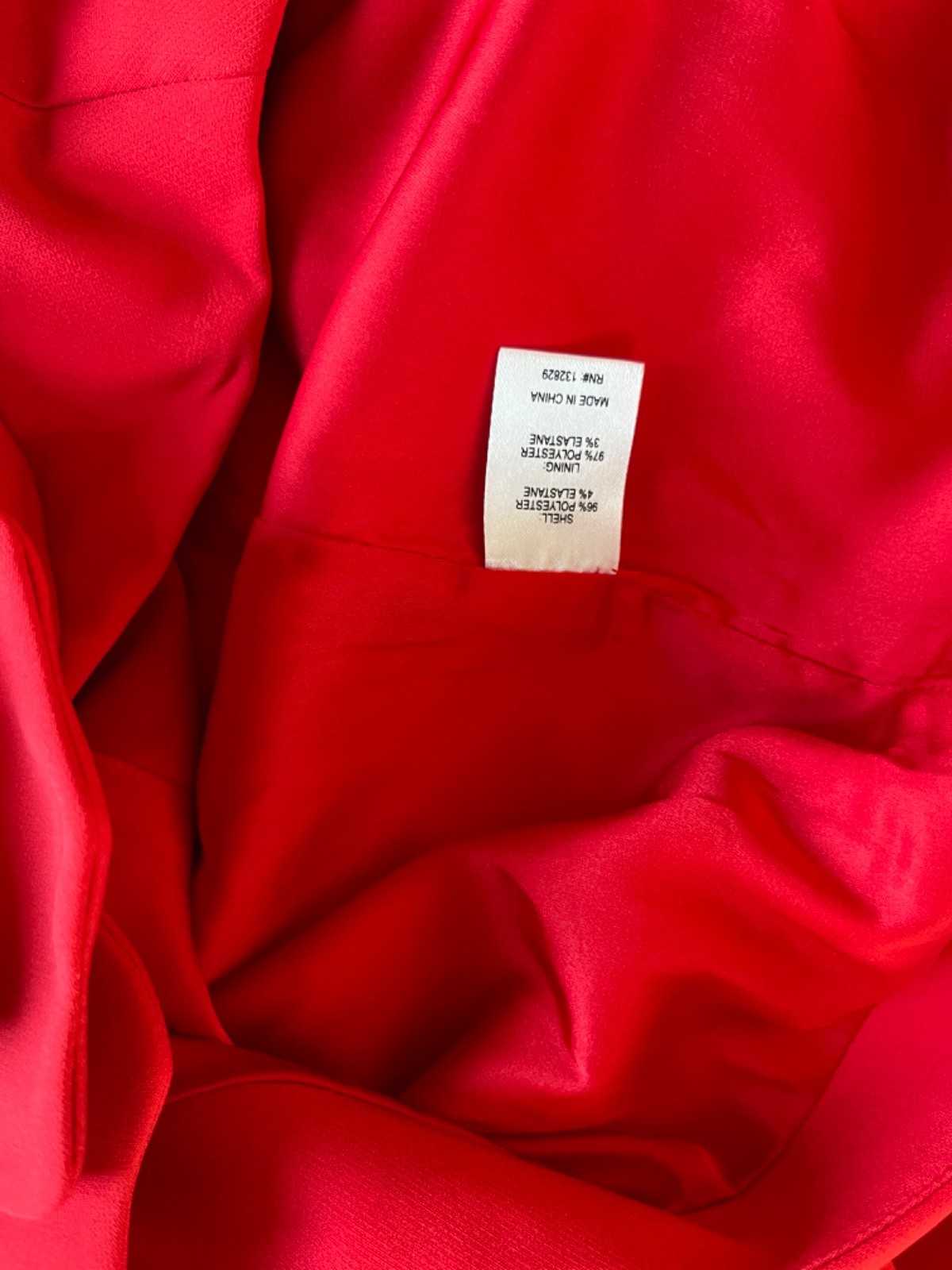 Lovers + Friends Artemis Gown Sz red large Rosette Wedding Guest Party