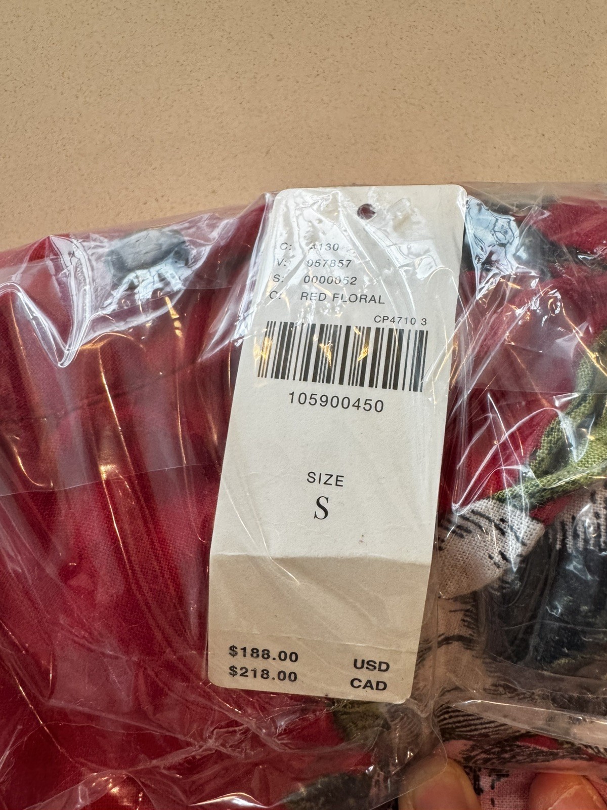 NWT Anthropologie Maeve Mona linen blend maxi red floral shirt dress sz S