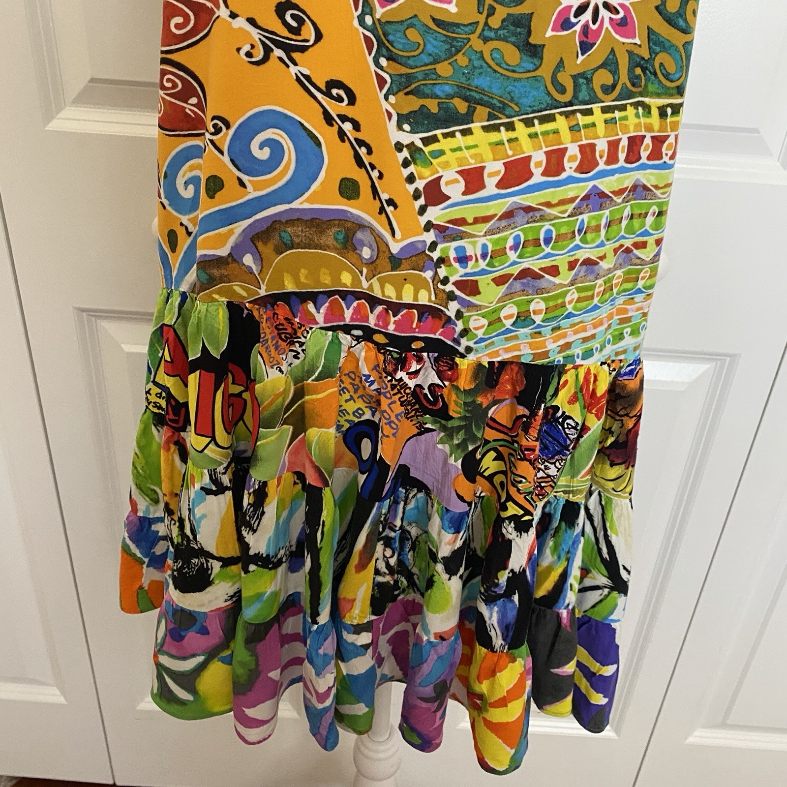 Jams World Hattie – Boho PatchMini Dress Size XS