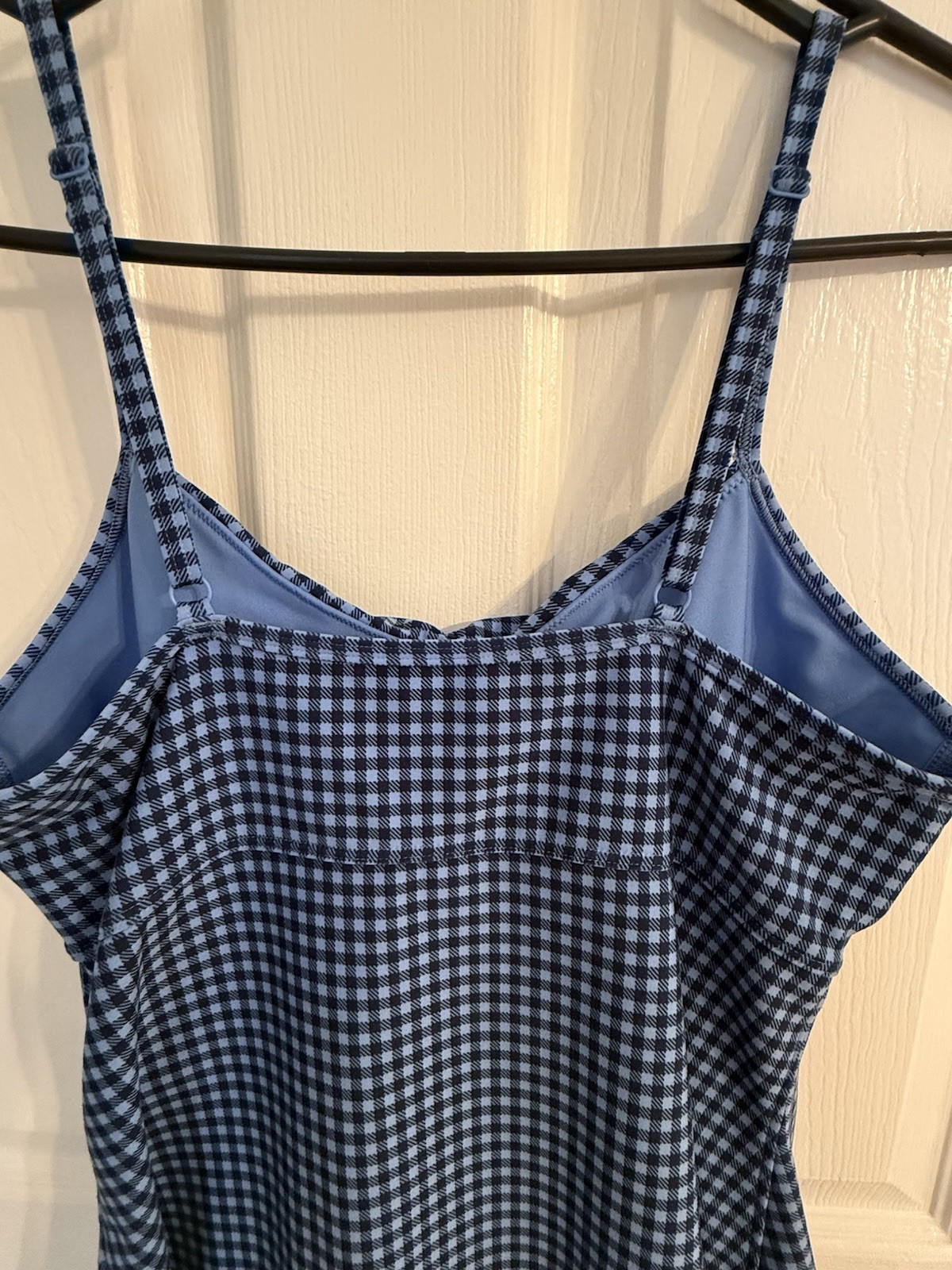 Abercrombie Blue Gingham Active Dress, Size Medium, Women’s