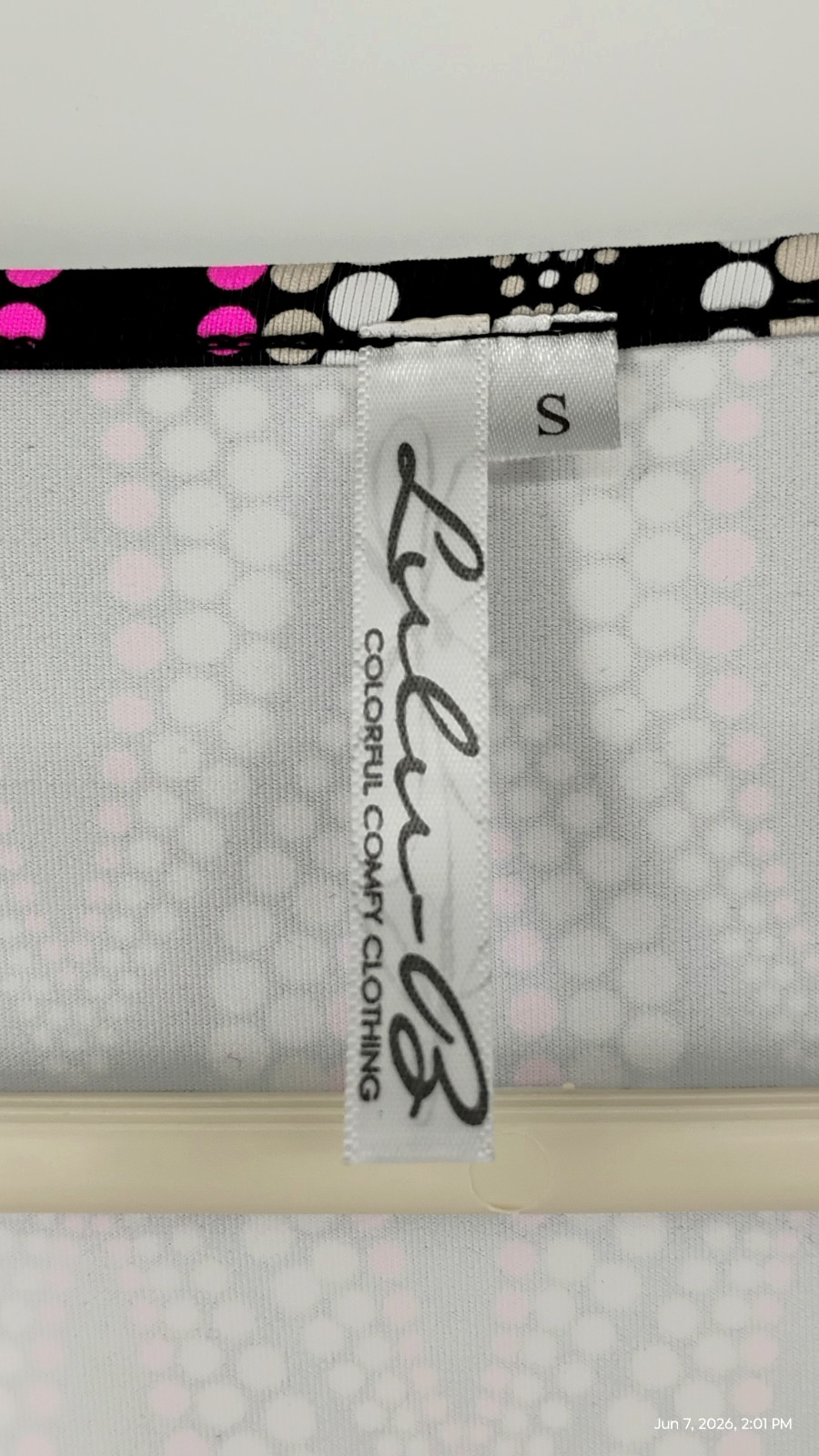 NEW Lulu- B Diamond Dot Short Sleeve V-Neck Dress UPF 50+ Stretch Small.