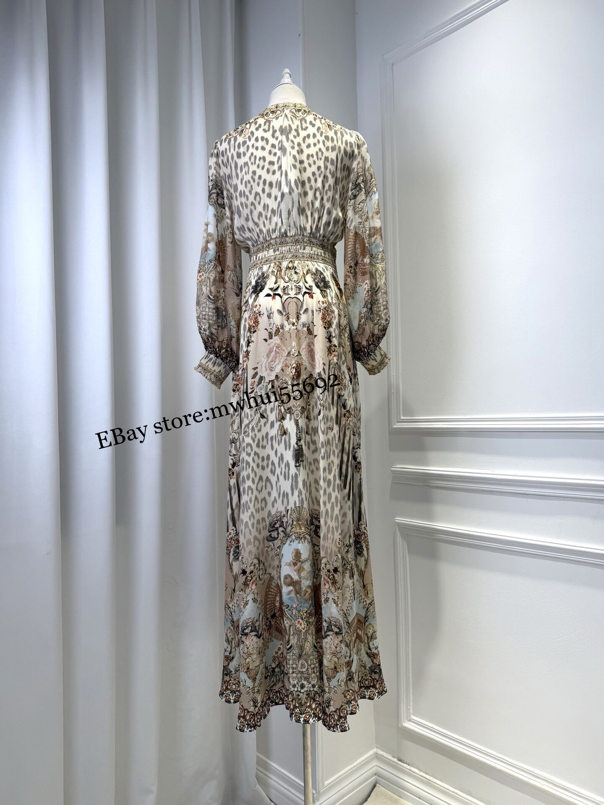 CAMILLA 2026 Maxi Dresses Luxury Elegant Temperament Slim Holiday Print Dress