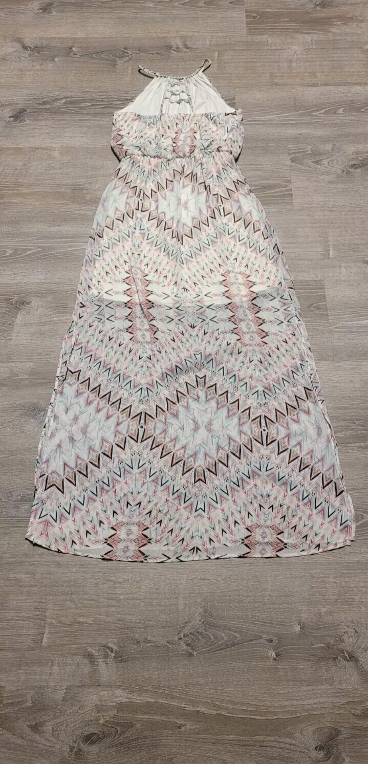 Maurices Women’s Full Length Multicolored Sleeveless Maxi Dress Size Small