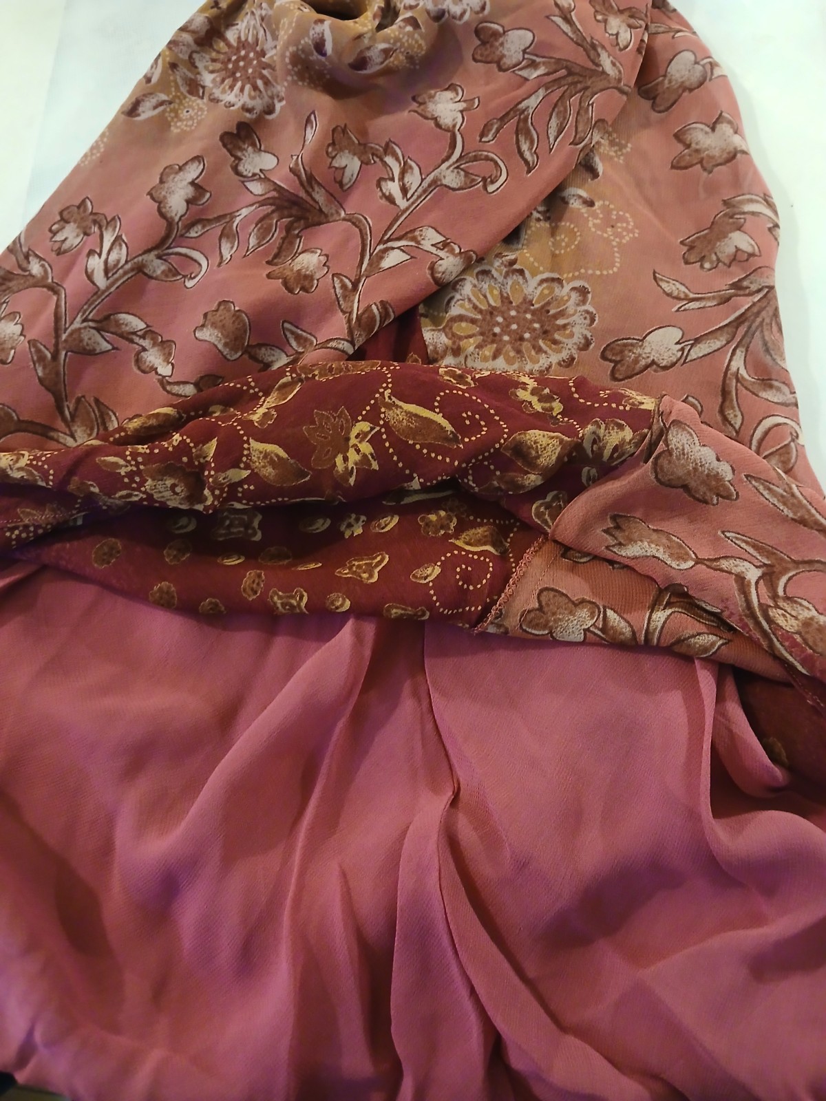 Nostalgia Floral Maxi Dress Large Boho Cottagecore Rayon Sleeveless L