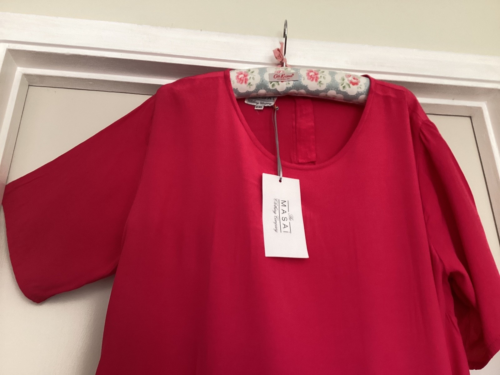 MASAI NEW Deep PINK Oversized LAGENLOOK DRESS Size XXL PLUS SIZE