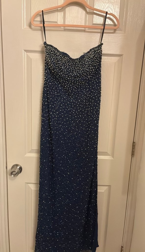 Andretta Donatella Beaded Evening Gown